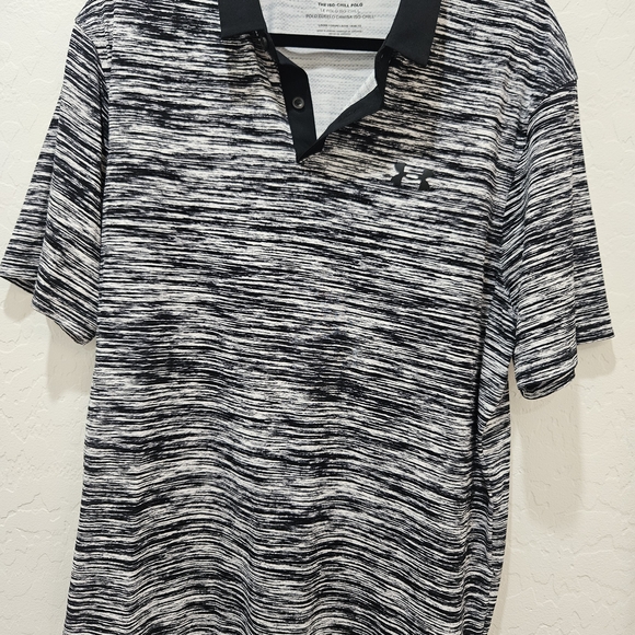 LG Men's Black and White Polo Shirt - Picture 1 of 2